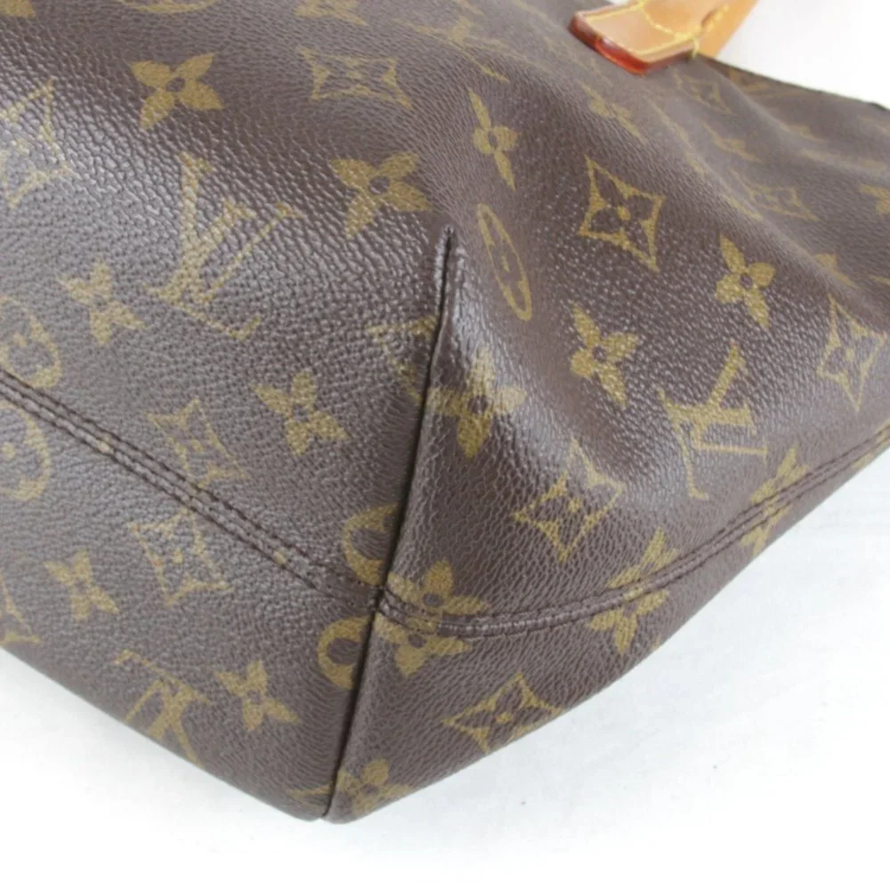 LOUIS VUITTON Brown Monogram Canvas Tote Bag - Picture 5 of 10